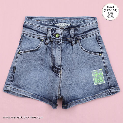 GIRL JEAN SHORTS>THIN